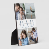 Aangepast Vaderdag Kinder Foto Collage Fotoplaat (Zijkant)
