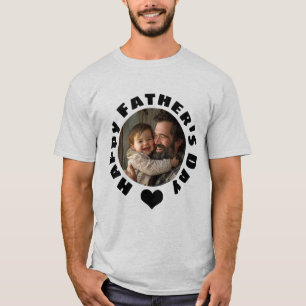 Aangepast Vaderdag T-shirt met foto   Pap Gift