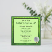 Aangepast Vaderdag uit en Brunch nodigt uit Kaart (Staand voorkant)