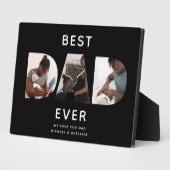 Aangepast vaders Dag Foto Collage Beste pap script Fotoplaat (Zijkant)