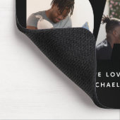 Aangepast vaders Dag Foto Collage Beste pap script Muismat (Hoek)