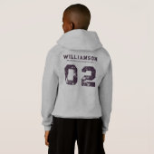 Aangepast vak Veld Lacrosse Team Club Naam Nummer (Achterkant volledig)