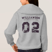 Aangepast vak Veld Lacrosse Team Club Naam Nummer (Achterkant)