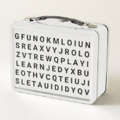 Aangepast vak voor lunch - Word Zoeken (Achterkant)