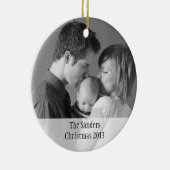 Aangepast vakantieforum voor sentimentele keepnaam keramisch ornament (Rechts)