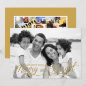 Aangepast  | Vakantieknopkaart Feestdagenkaart (Voorkant / Achterkant)