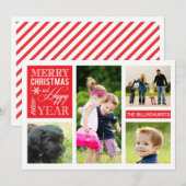 Aangepast | Vakantieknopkaart Feestdagenkaart (Voorkant / Achterkant)