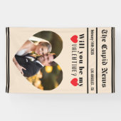 Aangepast Valentijnsdag Cadeau-idee, Printbare Wil Spandoek (Horizontaal)