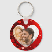 Aangepast Valentijnsdag-liefdescadeau voor hem en Sleutelhanger (Achterkant)
