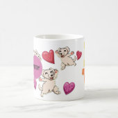 Aangepast Valentijnsdag Maltees Hondenliefhebber Koffiemok (Center)