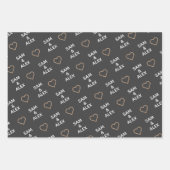 Aangepast Valentijnsdag-opvulpapier Inpakpapier Vel (Voorkant)