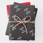 Aangepast Valentijnsdag-opvulpapier Inpakpapier Vel (In situ)