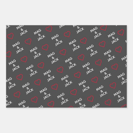 Aangepast Valentijnsdag-opvulpapier Inpakpapier Vel (Voorkant)