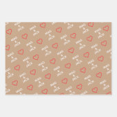 Aangepast Valentijnsdag-opvulpapier Inpakpapier Vel (Voorkant)