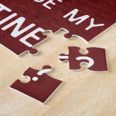 Aangepast Valentijnse foto Jigzaag Puzzle Legpuzzel (Zijkant)