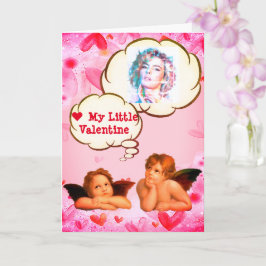 Aangepast VAN MIJN KLEINE VALENTIJN Cherub Angels  Kaart