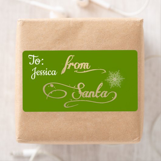 Aangepast vanaf Kerstmis Etiket (Insitu)