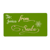 Aangepast vanaf Kerstmis Etiket (Voorkant)