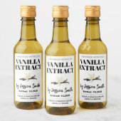 Aangepast Vanille-extract Etiket (Flessen)