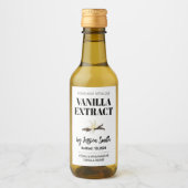 Aangepast Vanille-extract Etiket (Voorkant)