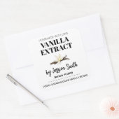 Aangepast Vanille-Extract Etiket (Envelop)