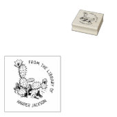 Aangepast vanuit de bibliotheek van Cactus Book Rubberstempel (Gestempeld)