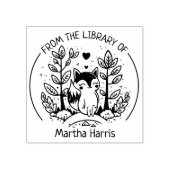 Aangepast vanuit de bibliotheek van Cute Fox Rubberstempel (Afrduk)