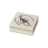 Aangepast vanuit de bibliotheek van het Kangaroo-b Rubberstempel (Stempel)