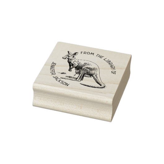 Aangepast vanuit de bibliotheek van het Kangaroo-b Rubberstempel (Stempel)