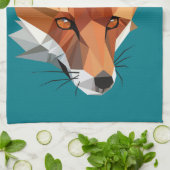 Aangepast veelhoek voor vos theedoek (Gevouwen)