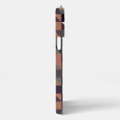 Aangepast veelhoekpatroon voor driehoeken voor vie iPhone hoesje (Rechterkant)