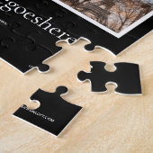 Aangepast veelvoudig sociaal mediakanaal fotoraste legpuzzel (Zijkant)