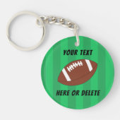 Aangepast veld Sportveld Football Sleutelhanger (Voorkant)