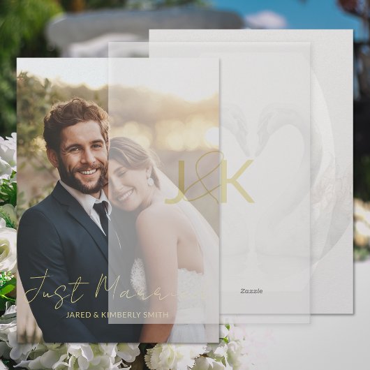 Aangepast Vellum-overlay-papier Vellum Uitnodigingen