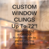 Aangepast venster dat gedeeltelijk transparant is raamsticker (Vel 2)