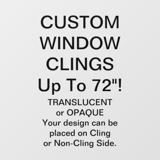 Aangepast venster dat gedeeltelijk transparant is  raamsticker (Vel)