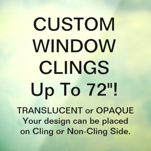 Aangepast venster PARTIEEL TRANSPARANT 4 x 4 inch Raamsticker (Vel 3)