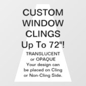 Aangepast venster voor geAVANCEERDE OPAQUE 18 x 24 Raamsticker (Vel)