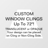 Aangepast venster voor geAVANCEERDE OPAQUE 30 x 20 Raamsticker (Vel)