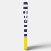 Aangepast ventilatorblauw blauw Stripe zomergeel Case-Mate iPhone Case (Achterkant / Links)