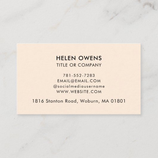 Aangepast verbinden met ons QR-code | Onderneming Visitekaartje (Achterkant)