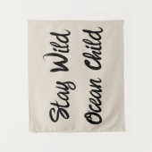 Aangepast verblijf Wild Ocean Child Nursery Boho K Wandkleed (Voorkant)