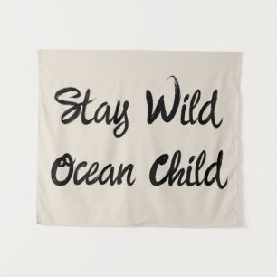 Aangepast verblijf Wild Ocean Child Nursery Boho K Wandkleed