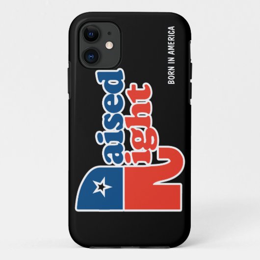 Aangepast verhoogd recht Case-Mate iPhone case (Achterkant)