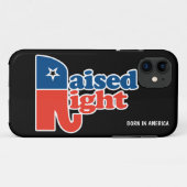 Aangepast verhoogd recht Case-Mate iPhone case (Achterkant (horizontaal))