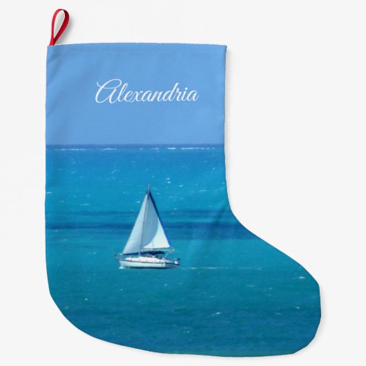 Aangepast verkopen grote kerstsok (Voorkant)