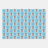 Aangepast verlooppapier voor thuisdag, kleurrijk b inpakpapier vel (Voorkant 2)