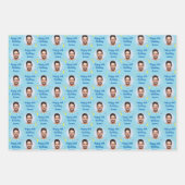 Aangepast verlooppapier voor thuisdag, kleurrijk b inpakpapier vel (Voorkant)