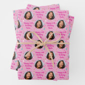 Aangepast verlooppapier voor thuisdag, kleurrijk r inpakpapier vel (In situ)