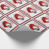 Aangepast verlooppapier voor verpleegkundigen cadeaupapier (Hoek)